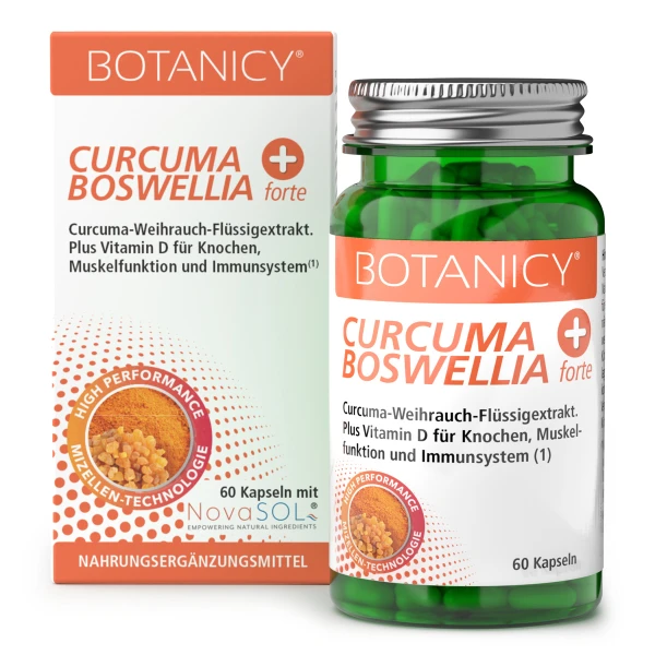 CURCUMA + BOSWELLIA forte, gélules, 60 unités