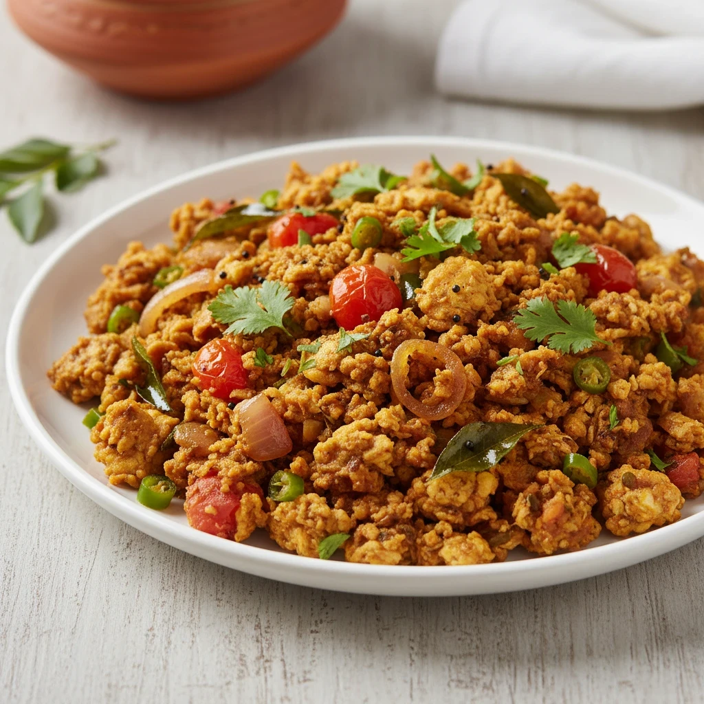 Spicy Scrambled Eggs