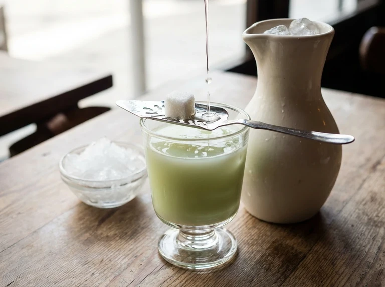 ABSINTHE, FRENCH SERVICE