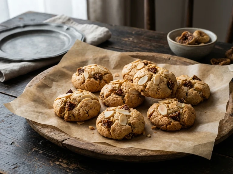 ALMOND MACAROONS WITH FIGS