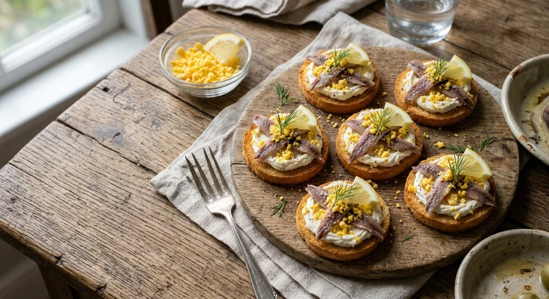 ANCHOVY CANAPES