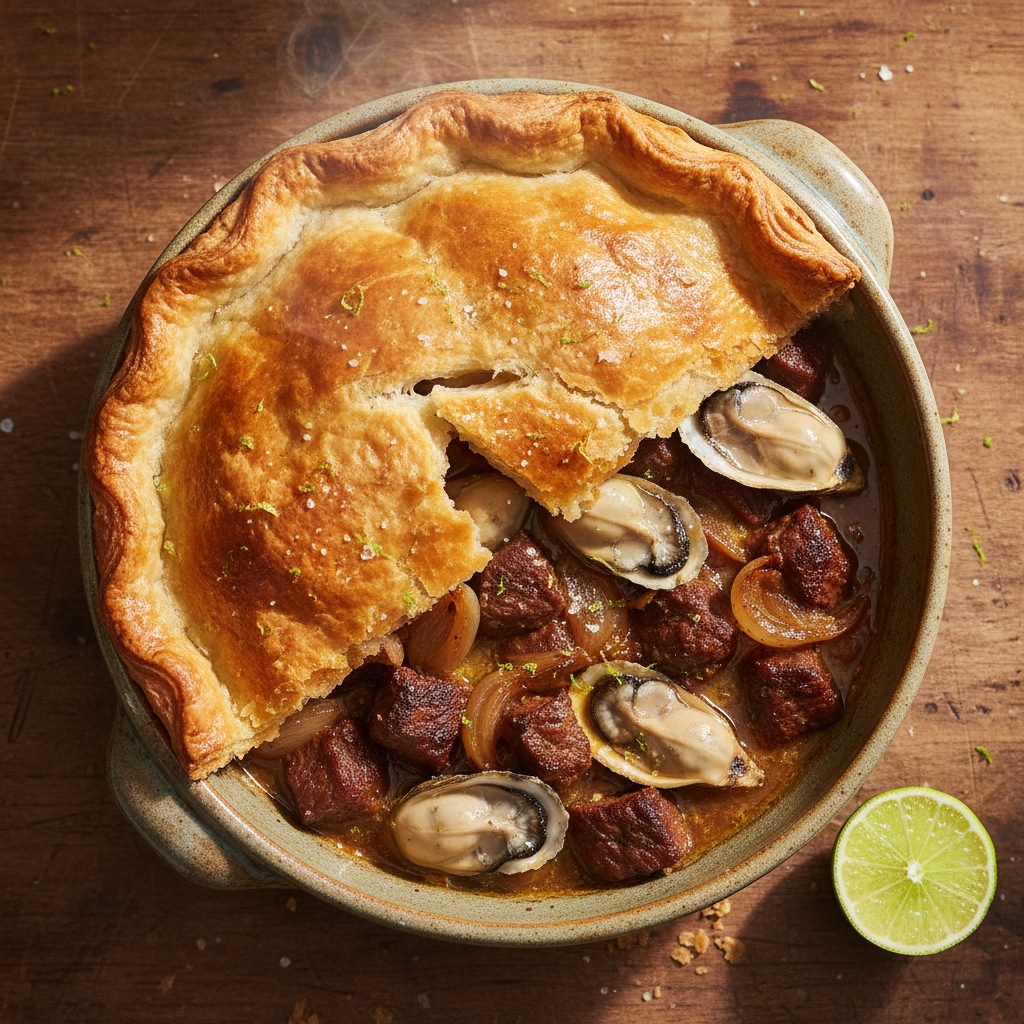 Beef Steak and Pigeon Pie