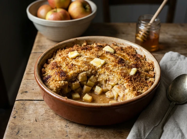 APPLE AND HONEY PUDDING
