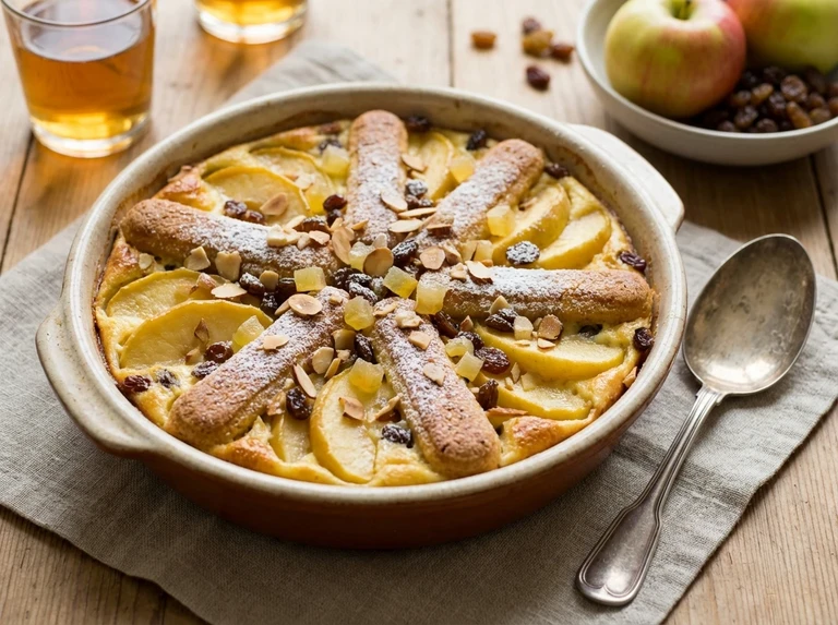 APPLE AND LADY-FINGER PUDDING