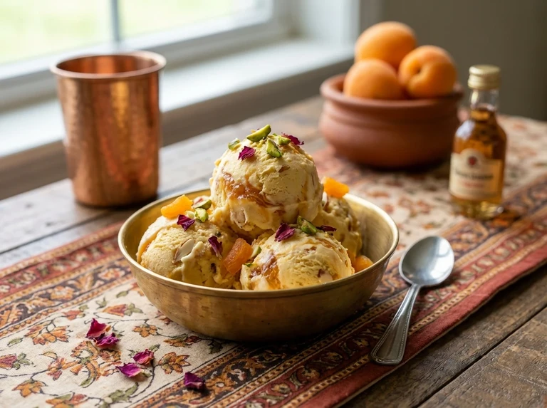 Apricot Jam Ice Cream