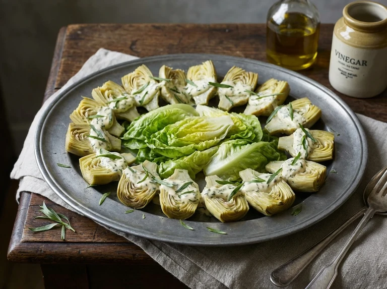Artichoke Salad (Used as a border...)