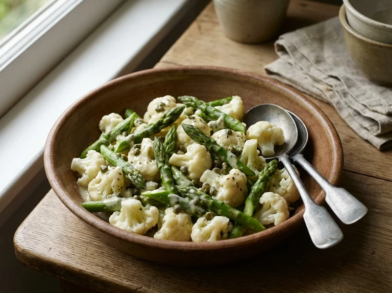 Asparagus-and-Cauliflower Salad