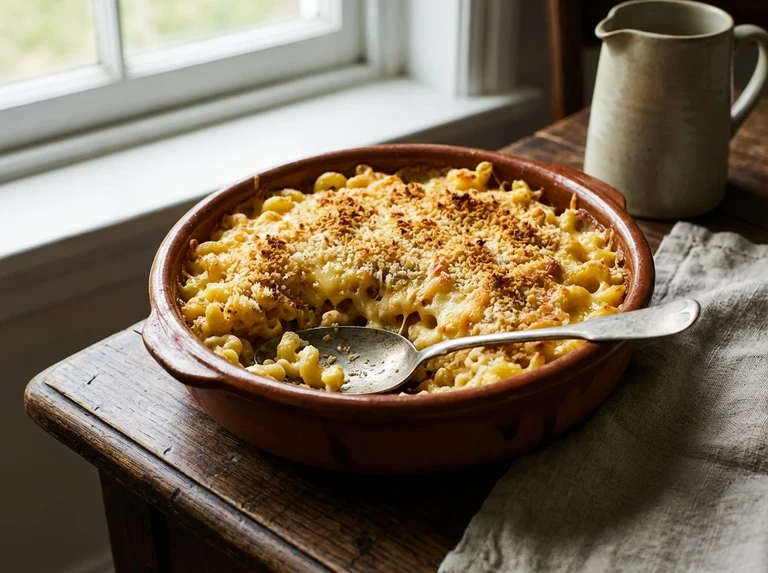 BAKED MACARONI WITH CHEESE