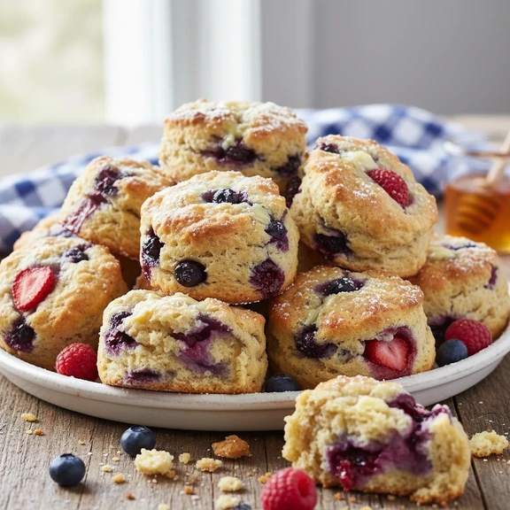 Berry Muffins Biscuits