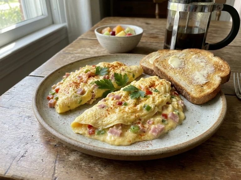Bettina's Scrambled Eggs (Two portions)