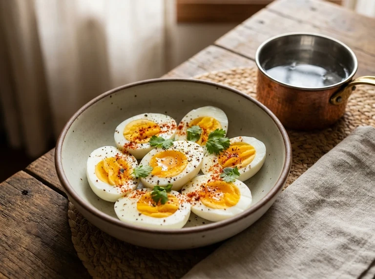 BOILED EGGS