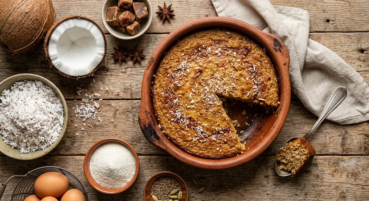 Bole Comadree, or Portuguese Cocoanut Pudding