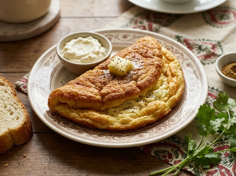 Bread Crumb Omelet