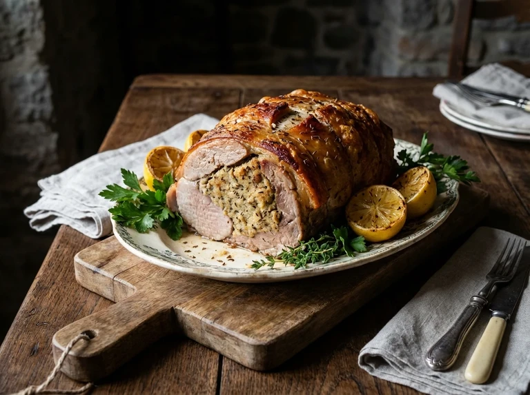 BREAST OF VEAL—ROASTED