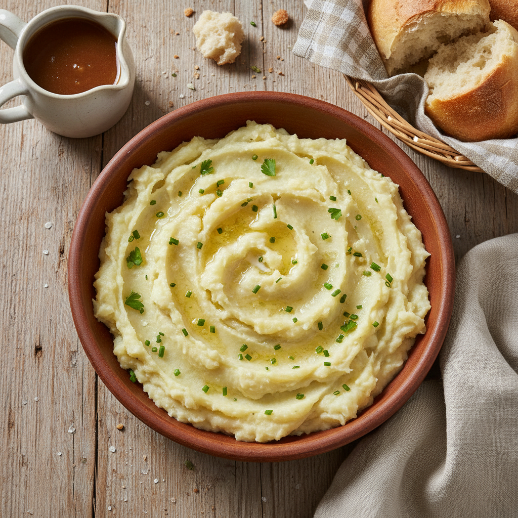 Boiled and Mashed Turnips