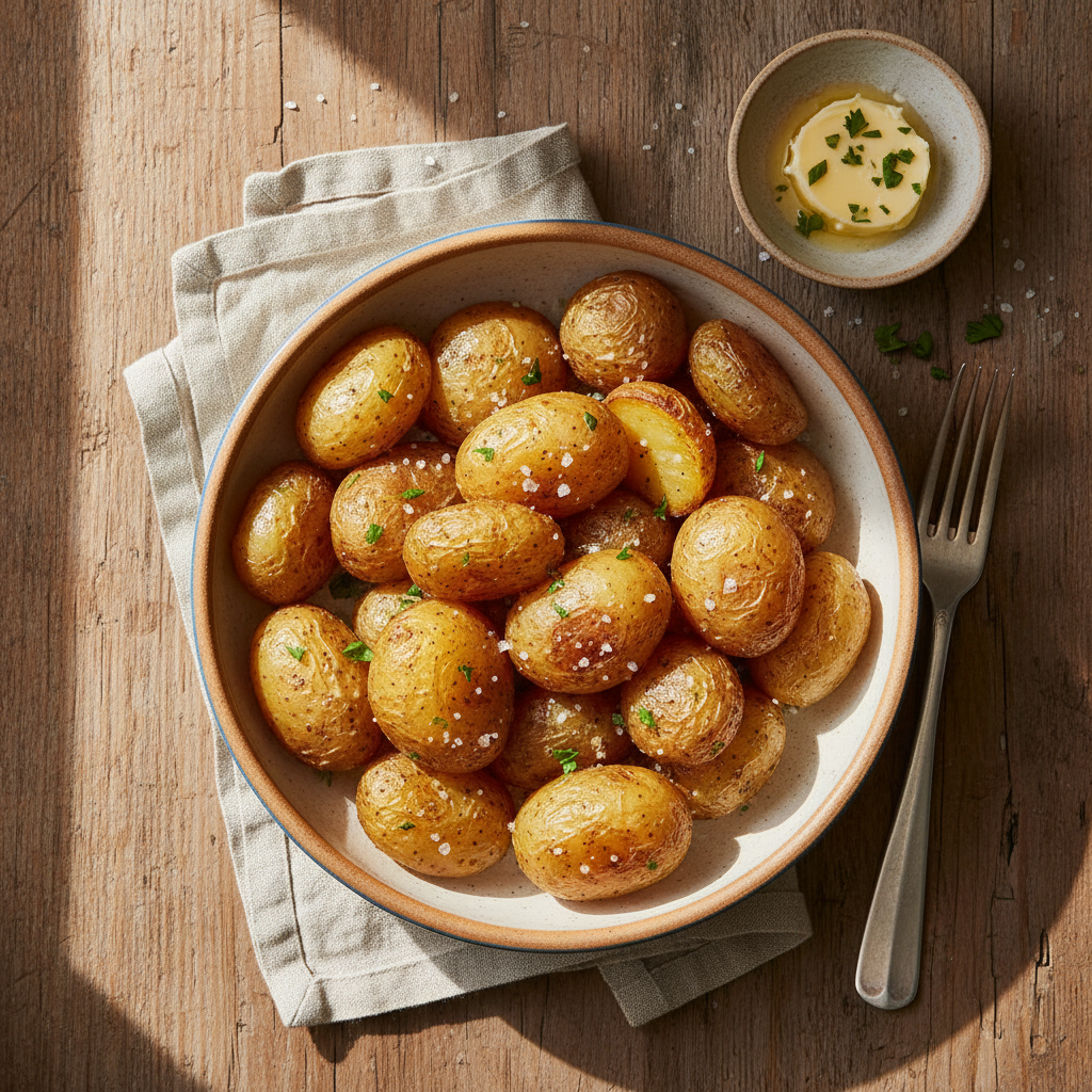 Broiled Boiled Potatoes