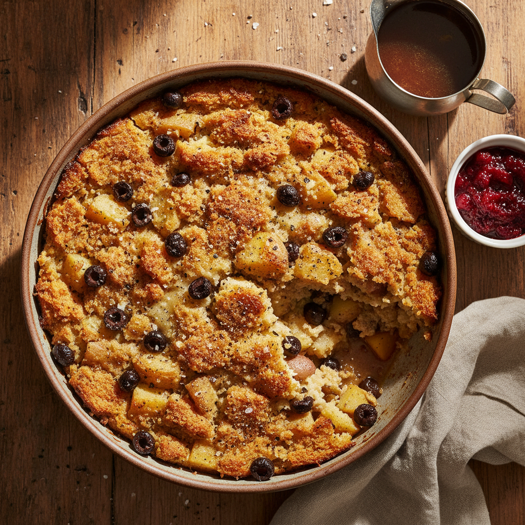 Potato and Olive Stuffing for Poultry