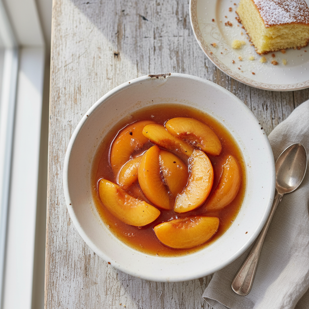 Preserved Peaches in Syrup