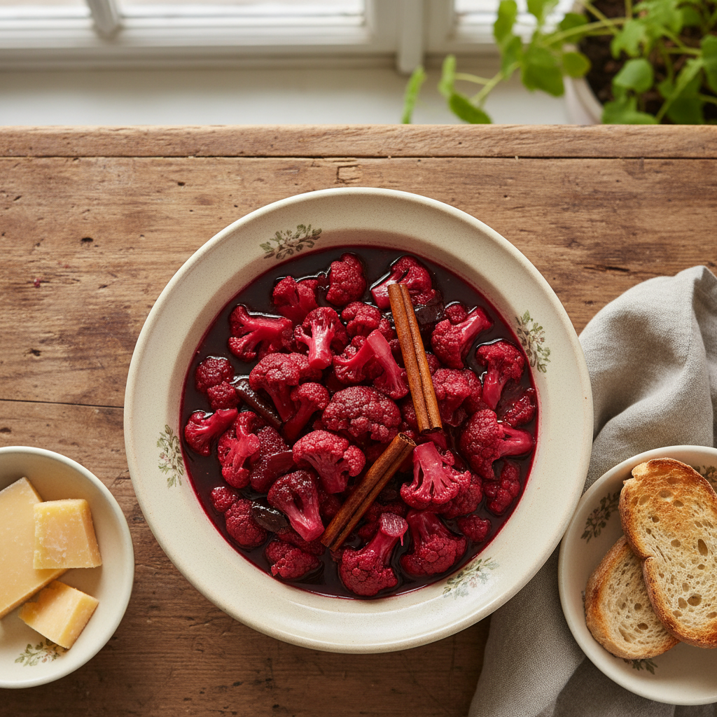 Red Cauliflower Pickle