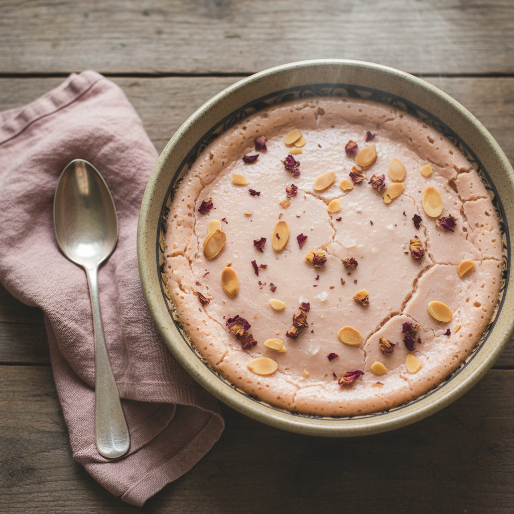 Rose-bloom Custard