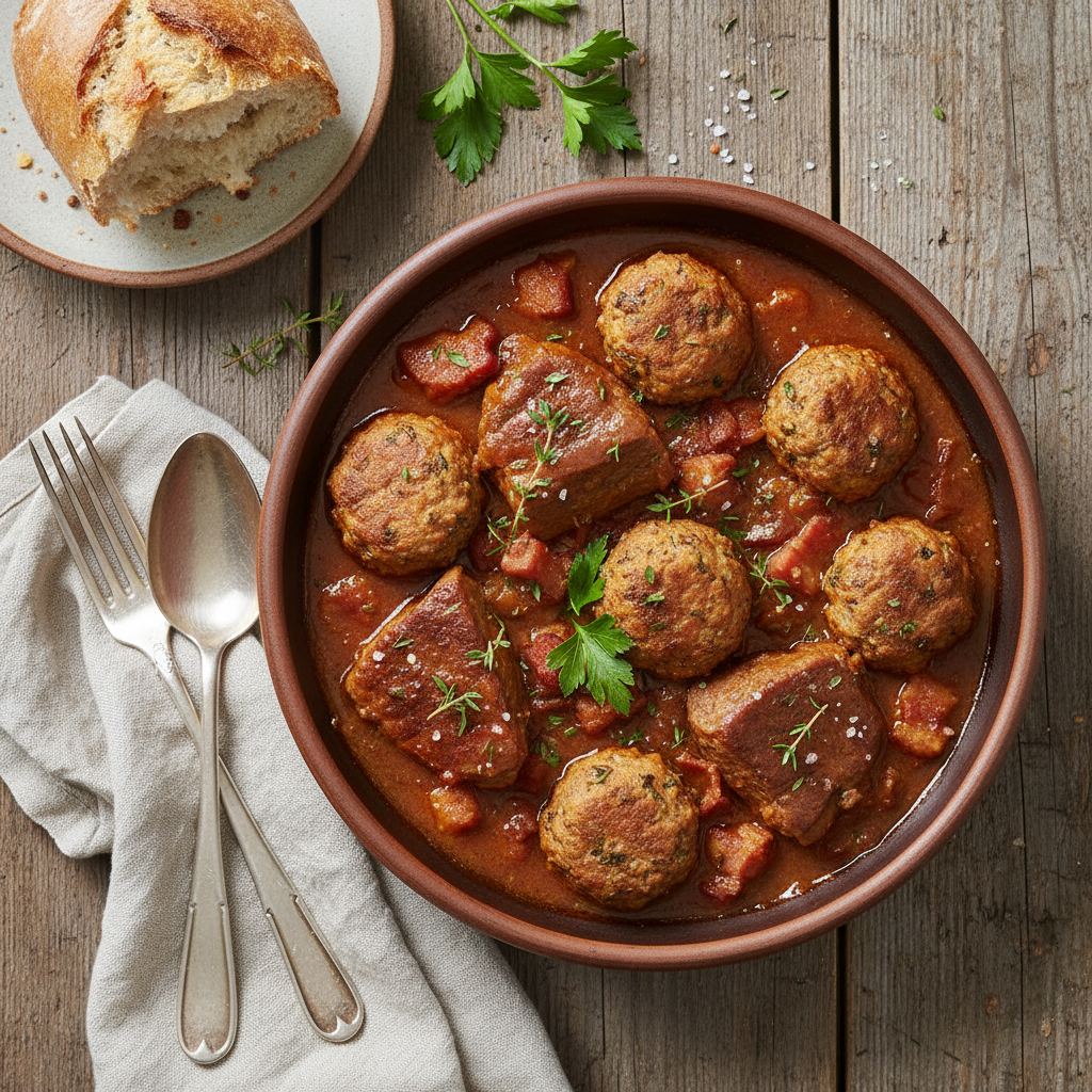 Stewed Fillet of Veal