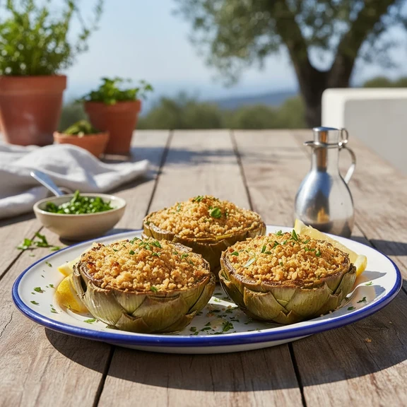 Broiled Artichokes