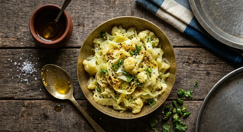 Cabbage and Cauliflower