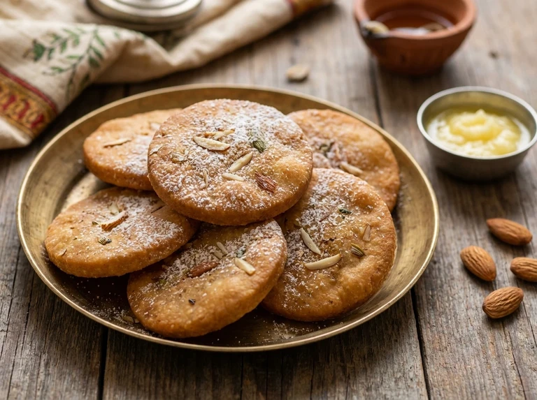 Chaptá (Sweet Fried Wheat Discs)