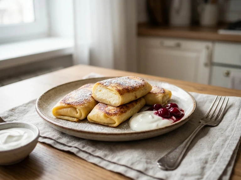 CHEESE BLINTZES