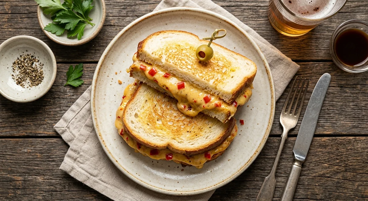 CHEESE RARE-BIT SANDWICH