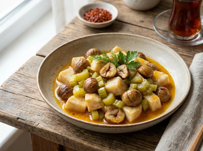 Chestnuts with Celery (Turkish)