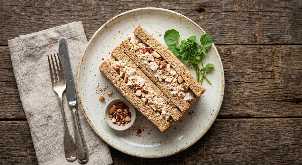 CHICKEN AND ALMOND SANDWICH