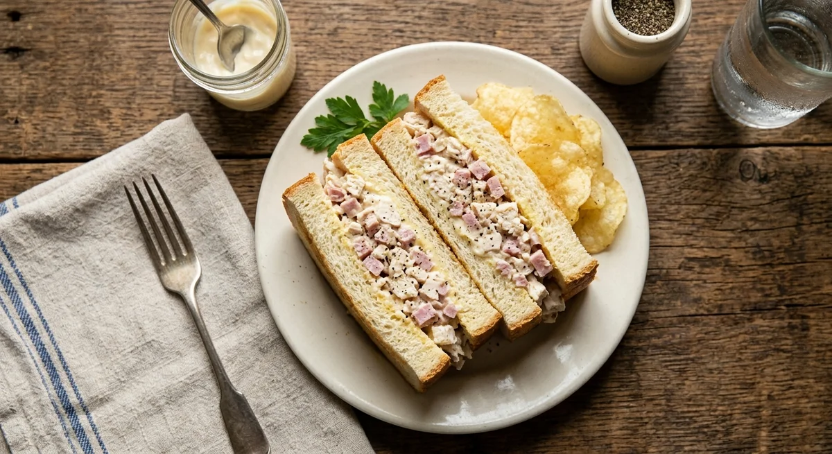 CHICKEN AND HAM SANDWICH