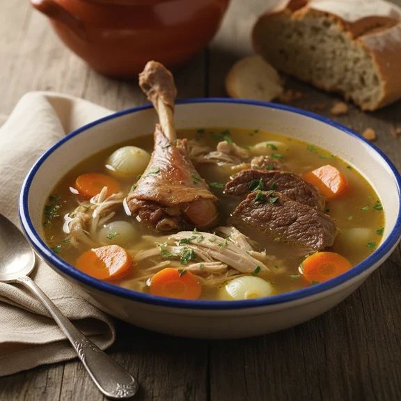 Chicken Broth (Brodo di Capone)