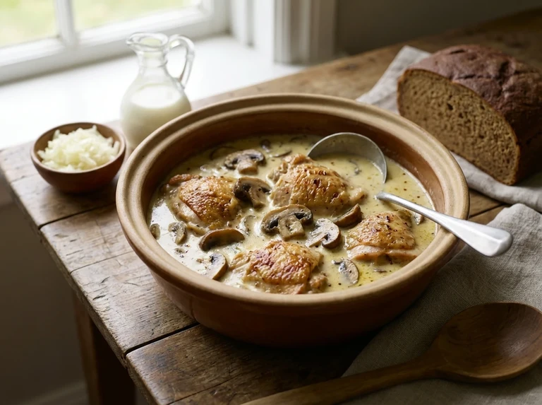 Chicken with Mushrooms