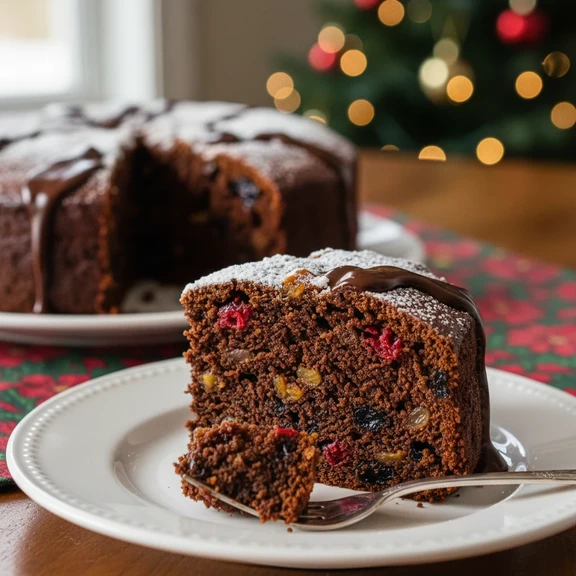 Chocolate Fruit Cake