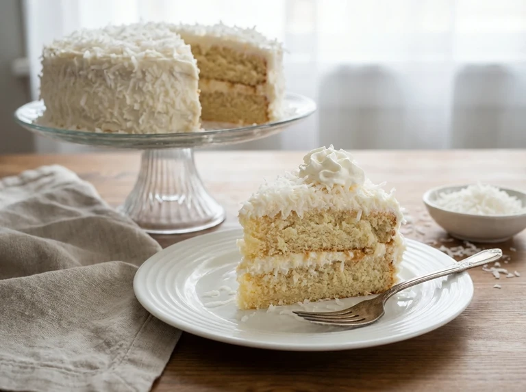 COCOANUT LAYER CAKE