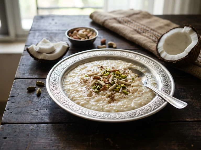 Coconut Milk Dudhpak (Rice Pudding)