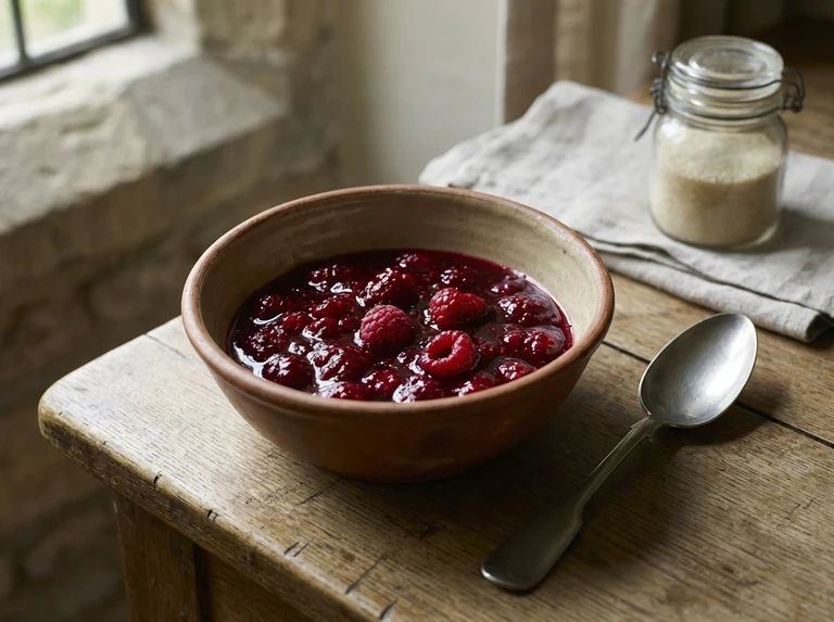 COMPOTE OF RASPBERRIES
