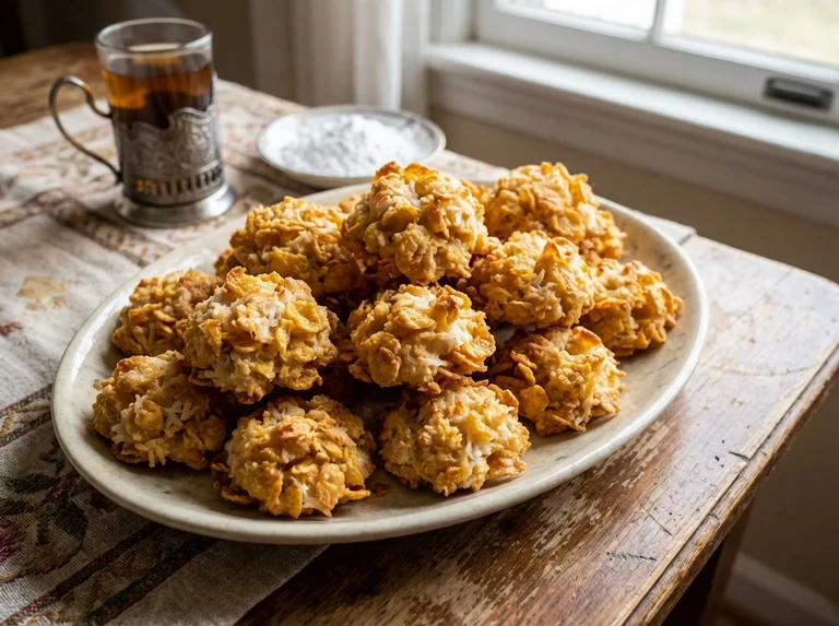 CORNFLAKE COCOANUT KISSES