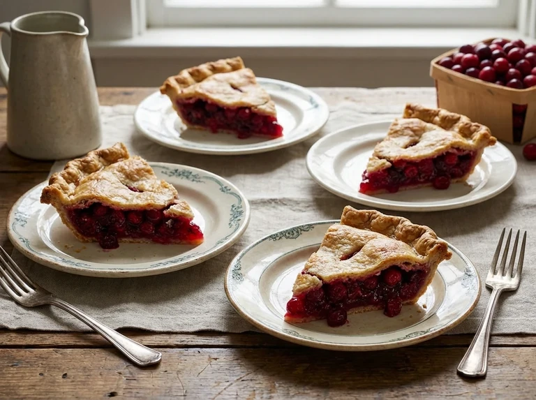Cranberry Pie (Four portions)