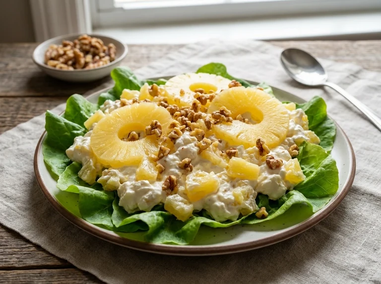 Cream Cheese Salad with Pineapples