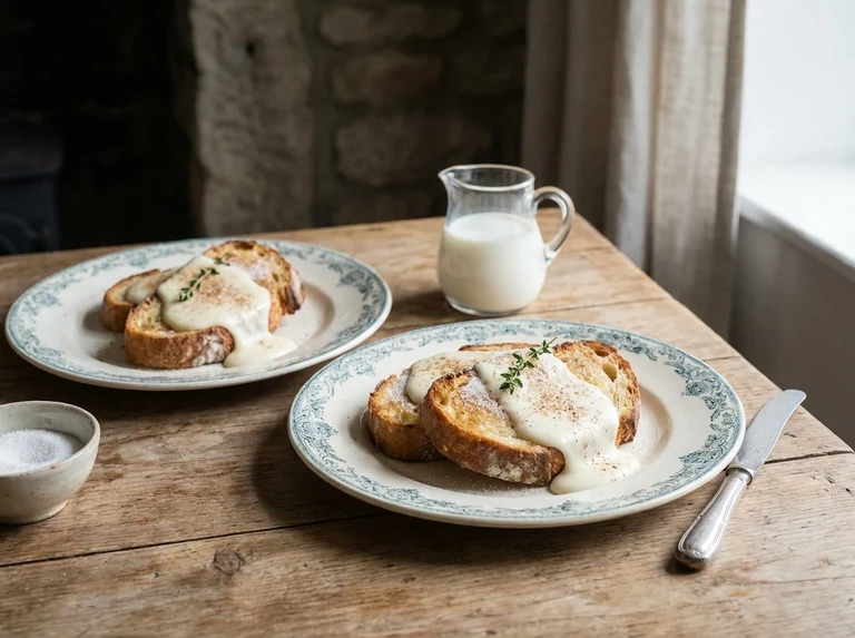 Cream Toast (Two portions)