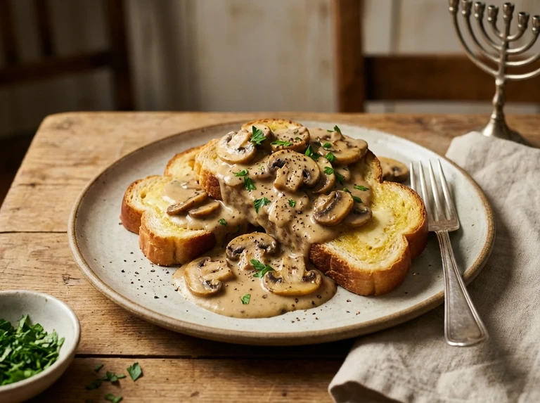 CREAMED MUSHROOMS