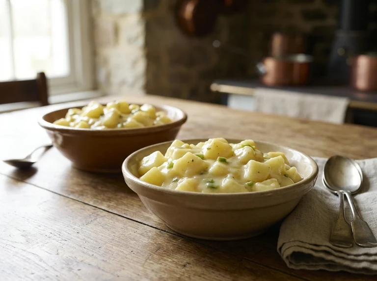 Creamed Potatoes (Two portions)