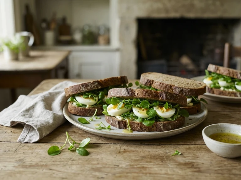 Cress-and-Egg Sandwiches