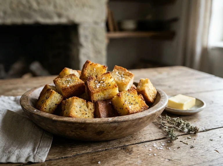 Croutons (Twelve portions)