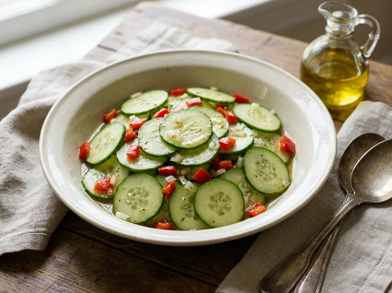 Cucumber-and-Pimento Salad