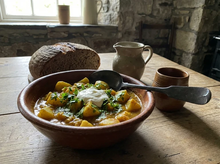 CURRIED POTATOES