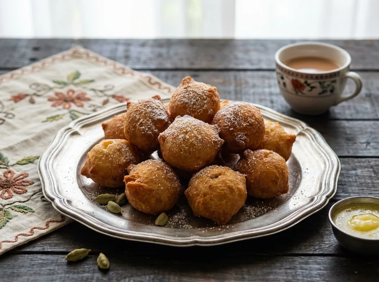 Dameri (Sweet Fried Dough Balls)